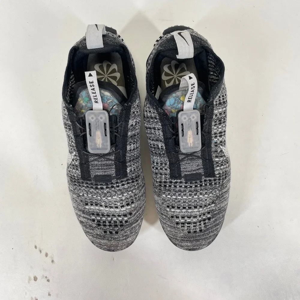 Nike Air Vapormax 2020 FK FlyEase Black White Grey CJ4069-004 Kids 7Y 8.5W